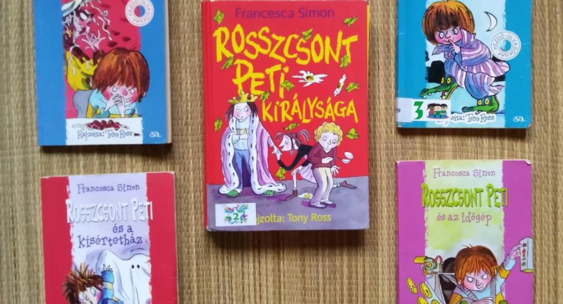 Francesca Simon Rosszcsont Peti sorozata és Barbara Park Furfangos Fruzsi Bé könyvei